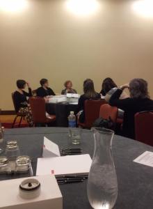 Image of SEW members in roundtable discussion.